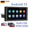 7” Zoll 1+32GB Single 1 DIN Autoradio Android 13 Mit GPS Navi WIFI Bluetooth USB