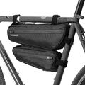 ROCKBROS Fahrrad Rahmentasche 2 in 1 Abnehmbare Satteltasche Wasserdichte Tasche