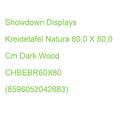 Showdown Displays Kreidetafel Natura 60,0 X 80,0 Cm Dark Wood CHBEBR60X80 (85960