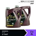 Mannol 2-Takt Plus API TC Motoröl 2x4 Liter = 8 Liter