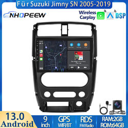 64GB Android 13 Apple Carplay Autoradio GPS NAVI Für Suzuki Jimny SN 2005-2019