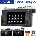 DAB+ 32G Android 12 Autoradio Carplay GPS Nav RDS Für BMW 3er M3 E46 320 318 325