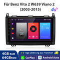 Carplay Für Benz Vito 2 W639 Viano 2 03-2015 Android13 Autoradio WIFI SWC 4+64G