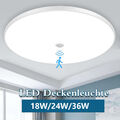 LED Deckenlampe mit Bewegungsmelder Sensor Deckenleuchte Flurlampe Treppenleucht