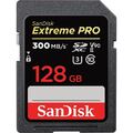 SanDisk Extreme PRO 300 MB/s UHS-II Class 10 V90 SDXC Karte 128G