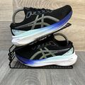 Asics Schuhe Herren Größe UK 6,5 Gel Kayano 30 Marathon Laufen Turnschuhe schwarz blau