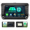 Android 12 Autoradio Navi für VW Passat B6 Golf V VI 5 6 Polo 2+64GB Carplay SWC