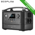 ECOFLOW Refurbished RIVER Max 576Wh Powerstation 600W Tragbare Solargenerator