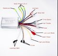 350W 36V/48V E-Bike Steuergerät E-Scooter Fahrrad Motor Brushless Controller