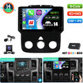 DAB+ 4+64GB Android 14 Autoradio Carplay Kam Für Dodge RAM 1500 Manual 2013-2018