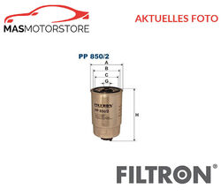 KRAFTSTOFFFILTER FILTRON PP850/2 P FÜR AUDI A4,A6,B5,C5 1.9 TDI,1.9 TDI QUATTRO