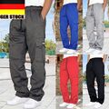 Herren Cargo Hose Jogginghose Trainingshose Mit elastischem Bund Kampfhose S-5XL