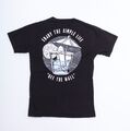 Vans - Off the Wall - Gr. S - grafisches T-Shirt- Enjoy the simple Life, schwarz