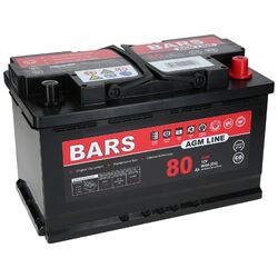 AGM Sart Stopp Batterie bars AGM Line 12V 80Ah 800A/EN Autobatterie