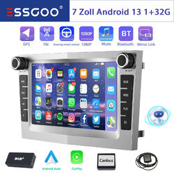DAB+ 32G Autoradio Für Opel Zafira Corsa C D Astra H Android 13 Carplay GPS Navi