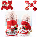 Weihnachten Xmas Haustier Hunde Katze Hundepullover Hundebekleidung Top Kleider