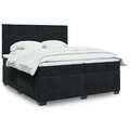 Boxspringbett mit Matratze Lattenrost Bettgestell Polsterbett Bett Samt vidaXL