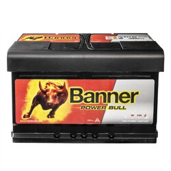 Banner POWER BULL P7209 12V 72Ah P6613 Autobatterie Batterie 66 68 70 74 75Ah