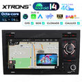 Car Play 7"Autoradio Android 14 4GB+64GB Car GPS Navi 4G LTE For Audi A4 S4 RS4