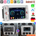 Android 13 Autoradio Carplay NAVI GPS Für Ford Focus Kasten C Max Transit Fiesta