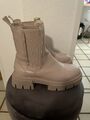 Damen Boots 38 Beige