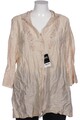 Basler Bluse Damen Oberteil Hemd Hemdbluse Gr. EU 46 Leinen Beige #jpv6flr