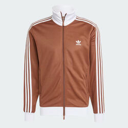 Adidas Originals Adicolor Classics Beckenbauer Trainingsjacke IN Brown und Weiß