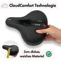 Cloud Comfort Pro 2.0 Fahrrad Sattel Fahrradsitz Gelsattel Tourensattel bequem