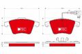 TRW Bremsbeläge Bremsbelagsatz Bremsklötze DTEC COTEC Vorne GDB1651DTE