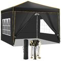 Faltpavillon 3x3m Pavillon Gartenpavillon Pop Up Pavillion Partyzelt UV-Schutz