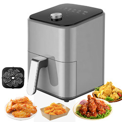 Airfryer Heißluftfritteuse Fritteusen Friteuse Heißluftofen 4/6/12L XXL Airfryer