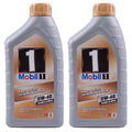 Mobil 1 FS 0W-40 1L + 1L = 2 Liter Motoröl New Life Nachfolger 2L