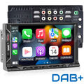 DAB+ Carplay 1+32G Android 13 Doppel 2DIN Autoradio GPS NAVI WIFI RDS 6*USB