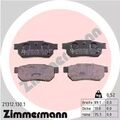 1x ORIGINAL® Zimmermann Bremsbelagsatz, Scheibenbremse Hinten für Honda Civic