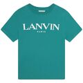 Lanvin T-Shirt mit Logo grün Mini Me mit Logo Print Gr. 8 Jahre 128