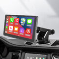 7 Zoll Tragbares Autoradio Wireless Apple Carplay & Android Auto Bluetooth AUX