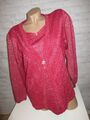 Fair Lady edler Vintage Strickpullover mit Lurexfäden Perlen & Strass Grösse 42