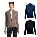 Damen Strickjacke Cardigan Reißverschluss Damenjacke Strick Jacke S M L XL XXL