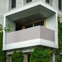 Balkonsichtschutz PES Balkonbespannung Windschutz Sonnenschutz Balkonverkleidung