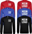 Workwear Sweatshirt Firmenbekleidung mit 2x Firmenlogo Druck - Sweat, Pullover