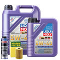 Motoröl 5W40 LIQUI MOLY High Tech 6L +MANN Ölfilter +Spülung