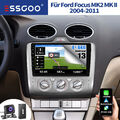 Mit DAB+ Android 13 Autoradio GPS Navi 4+64GB Für Ford Focus MK2 MK II 2004-2011