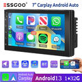 2 DIN 7 Zoll 32G Autoradio Android13 Carplay USB GPS NAVI FM Mit RDS WIFI BT SWC