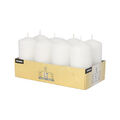 8 weisse Stumpenkerzen Ø 50 mm 100 mm Stumpe Block Kerzen Candle Weihnachten