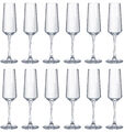 Sektglas Set 12 er 250ml Sektgläser Champagnergläser Prosecco Gläser Champagner