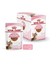 ROYAL CANIN KITTEN Sterilised Kittenfutter für kastrierte Kätzchen 12 x 85 g