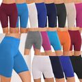 Damen Sommer Kurze Hose Skinny Sport Leggings Tights Stretch Radlerhose Hohe 