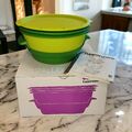 TUPPERWARE I101 MICRO-GOURMET GRÜN DAMPFGARER FÜR DIE MIKROWELLE