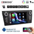 Android 13 Carplay Autoradio GPS Nav RDS BT 32G +KAM Für BMW 3er E90 E91 E92 E93