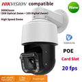 Hikvision Kompatible 4K 8MP 20fps 300X ZOOM High Speed Dome PTZ IP Kamera Karte